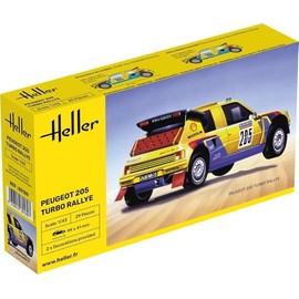 PLATZ HE80189 1/43 PEUGEOT 205 Turbo Rally Plastic Model