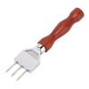 Three Prong Ice Axe, Wooden Handle, 304 Stainless Steel Ice