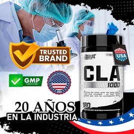Nutrex Research CLA 1000-180 Soft Gels - Mezcla activa de ácido linoleico conjugado de aceite de cártamo