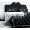60 Second Makeover Limited Beauty and The Beast Black Pillowcase