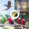 AIMALL Coconut Shell Bird Nest with Colourful Braided Rope and