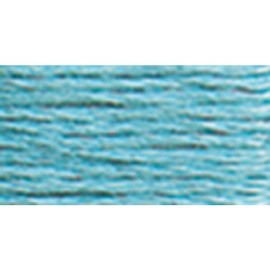 DMC 117-3766 Mouline Stranded Cotton Six Strand Embroidery Floss Thread, Light Peacock Blue, 8.7-Yard