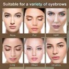Waterproof Eyebrow Stamp, Reusable Makeup Brow Stamp, Brow Powder Stencils,