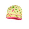 maximo Baby Girls' Jersey Hat, Multicoloured (kiwi-pink-birds 22)