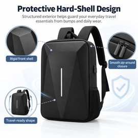 Hard Protective Backpack for Starlink Mini Storage – Black Water-Resistant Carrying Bag for Dish Accessories and Travel