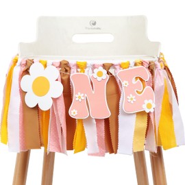 Groovy One First Birthday - Banner para silla alta – Una decoración de cumpleaños groovy para baby shower, hippie para primer cumpleaños, guirnalda de 1er cumpleaños, pancarta de telón de fondo para