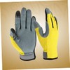 Mipcase Flexible Leather Utility Gloves with Breathable for Gardening Mechanics