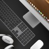 Bluetooth Slim Keyboard for Mac, Aluminum Rechargeable Keyboard Wireless, Low-Profile