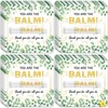30 Pack Eucalyptus leaf Lip Balm Gifts Bulk, Moisturizing and