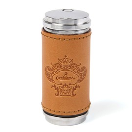 Portable Ashtray, Orobianco, Stylish, Brand (Light Brown) ORA-22LB