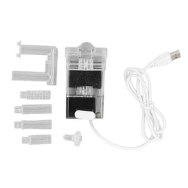 Ultra Quiet Aquarium Hang On Filter, Slim Aquarium Filter Performance Hang On The Back Power Filter Adjustable Flow Space Saving Fish Tank External Hanging Filter