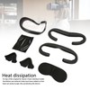 6PCS VR Face Cushion Pad Prevent Fogging Plastic Frame Lens
