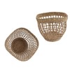 2PCS Woven Basket Handwoven Sea Grass Storage Basket for Flower