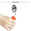Ehucon Adaptive Weighted Silverware Utensils Angled Spoon for Hand Tremors