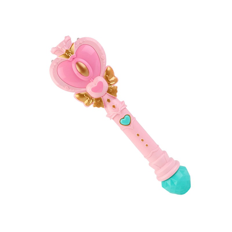 Light Up Bubble Blower Wand Heart Shape Handheld Electric Bubble