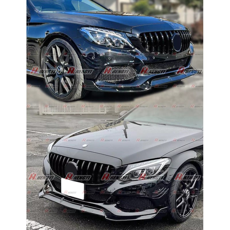 MAG FOR 15-18 MERCEDES W205 C300 AMG C43 GLOSS BLK