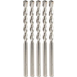 AGT Professional Drill Bit Set: 6 mm Spindle Mounted Poly Wheel (5 Pieces) (Attachments for Drill Bit with straight shank Drill Bit Set for Concrete)