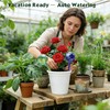 Plant Self Watering Globes, Colorful Glass Plant Watering Device Outdoor