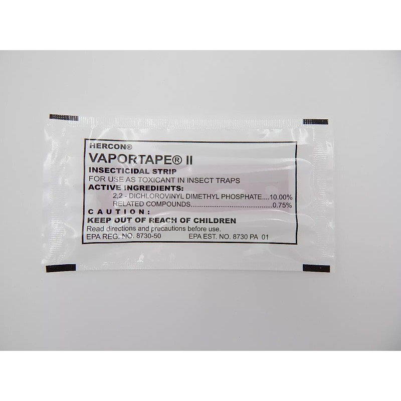 HERCON VAPORTAPE II DDVP toxicant insecticide PVC tape