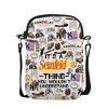 POFULL TV Show Inspired Crossbody Bag Classic American Sitcom Merchandise