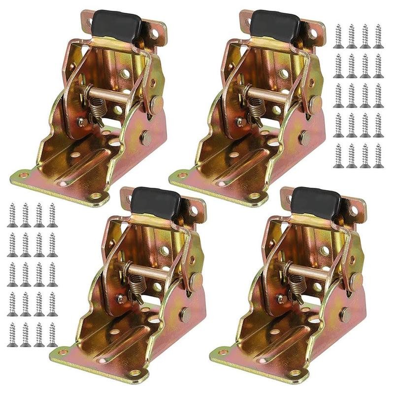 8 Pack Table Leg Folding Brackets Lock Extension Support Bracket