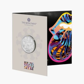 CrawleyCoins 2022 Rolling Stones Music Legends UK £5 Brilliant Uncirculated Coin