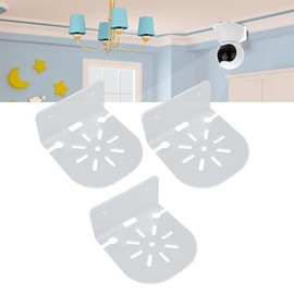 Acrylic Small Floating Shelf, Transparent Wall Mounted Holder, Mini Floating Wall Shelf with Minimalist Design for Security Camera Speakers Baby Monitoring Device