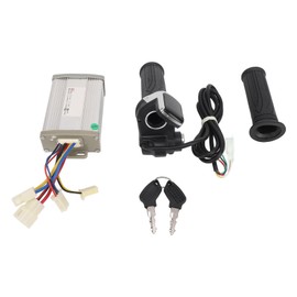 Topyond Ebike Motor Speed Controller Throttle Grip Kit, 48V 800W Motor Speed Controller with 48V Screen Display Throttle Grip for Electric Bikes Tricycles Motorcycles