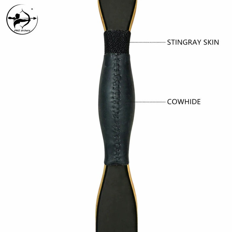 PMZ Archery Bow 51-Inch Lightweight, 20-50 Pounds for Horseback Archery,