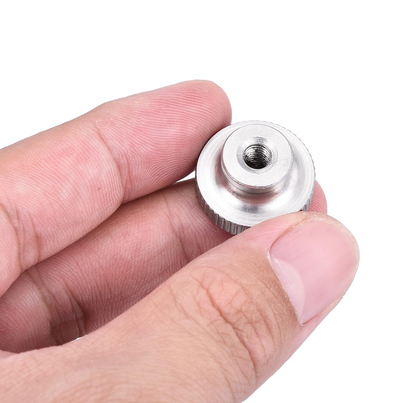 sourcing map 25Pcs Knurled Thumb Nuts, M3 M4 M5 M6