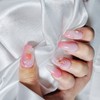 Popular with rave reviewsPeach in the drizzle[Handmade nail tip] -