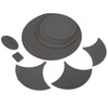 10Pcs Drum Mute Pad Volume Reduction Rubber Practice Silencer Mat