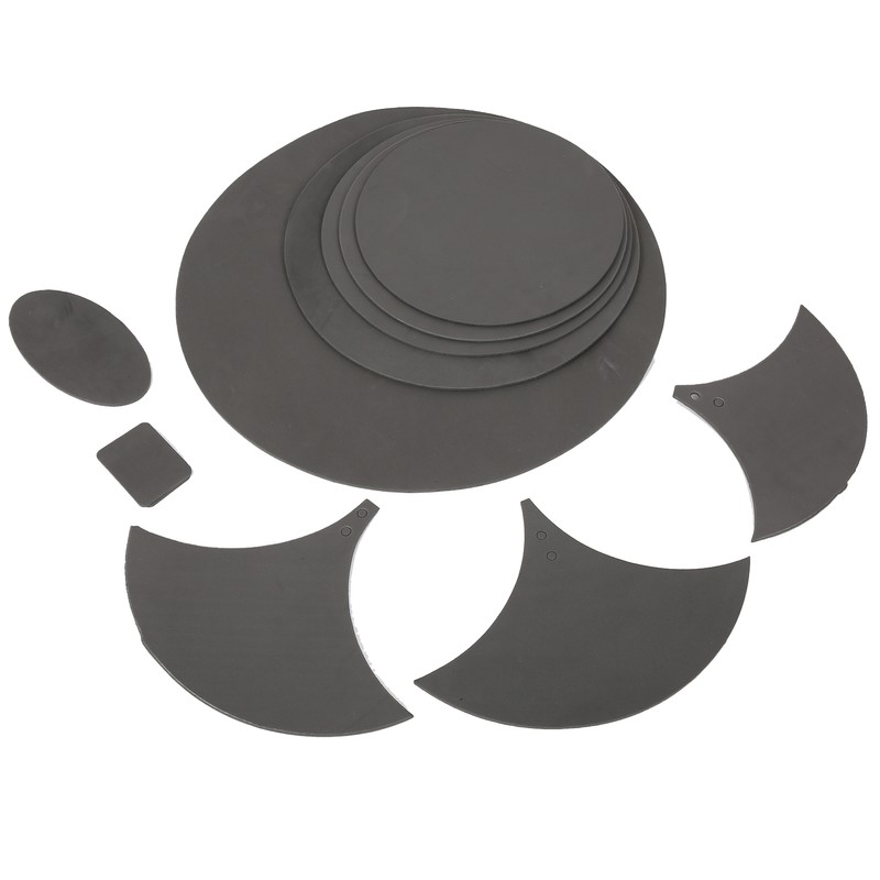 10Pcs Drum Mute Pad Volume Reduction Rubber Practice Silencer Mat
