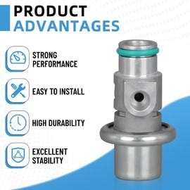 44300-45G21 44300-45G20 Upgraded EFI Fuel Pressure Regulator Compatible with Suzuki ATV QuadRacer LT-R450 2006-2009 KingQuad LT-A400F LT-F400F 2008-2023 Rebuild Kit 3.0 Bar 15100-45G02 15100-33H01