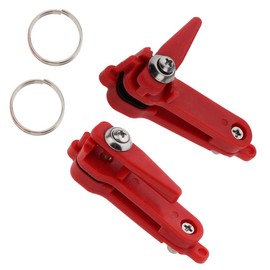 Uncedaran Heavy Tension Planer Board Trolling Fishing Release Clip Lock Line Quick Release Clips with O-Rings - 2pcs