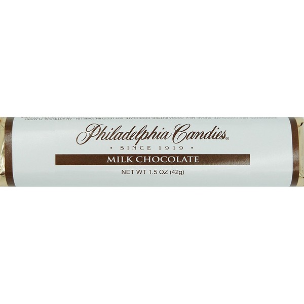 Philadelphia Candies Milk Chocolate Bar 1.5 Ounce, Set of 30 (Fundraising / Individual Retail Sale)