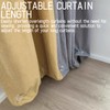 Curtain Clip for Adjusting Length - No Sew Shorten Solution,