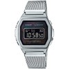 Casio A1000M-1BJF Premium Series Wristwatch, Standard, Unisex, Silver, White Mother
