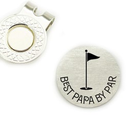 Best Papa By Par Golf Ball Marker Gift Idea For Papa Birthday Fathers Day Gift Idea Best Papa By Par Gift Idea Papa Golf Ball Marker FBA-PAR-GOLF (|Papa|)