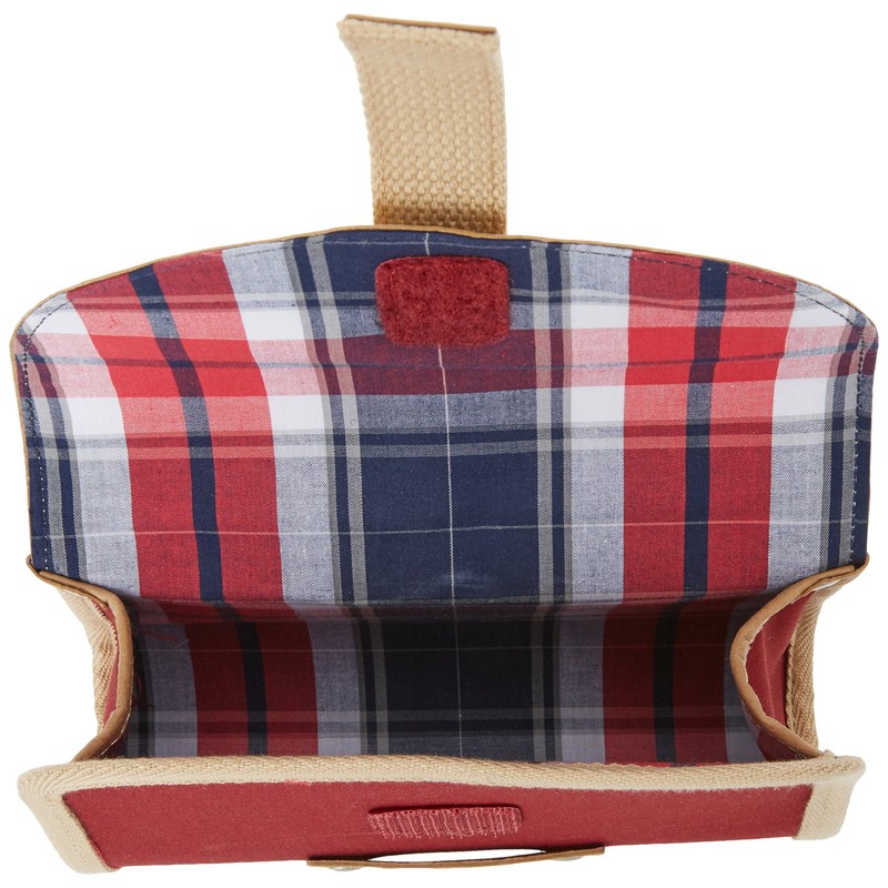 Basil Saddle Bag – Saddlebag, Unisex, Satteltasche Portland-Saddlebag, dunkelrot