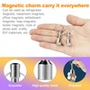 ZeriLion 2 Pack Magnetic Keychain Quick Release Strong Neodymium Magnet