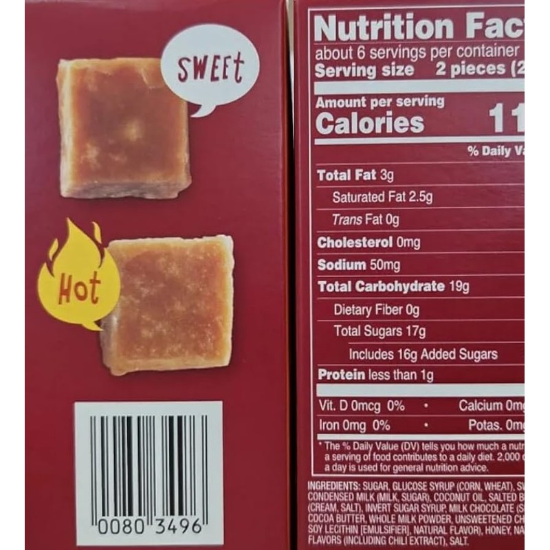 Hot Honey Fudge Sweet & Hot 5.29oz 150g 3 Boxes
