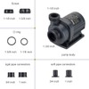 hygger 800GPH Quiet Submersible and External 24V Water Pump, with