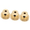 3Pcs RC Car Gear Copper M0.6 3.175mm Diameter Remote Control