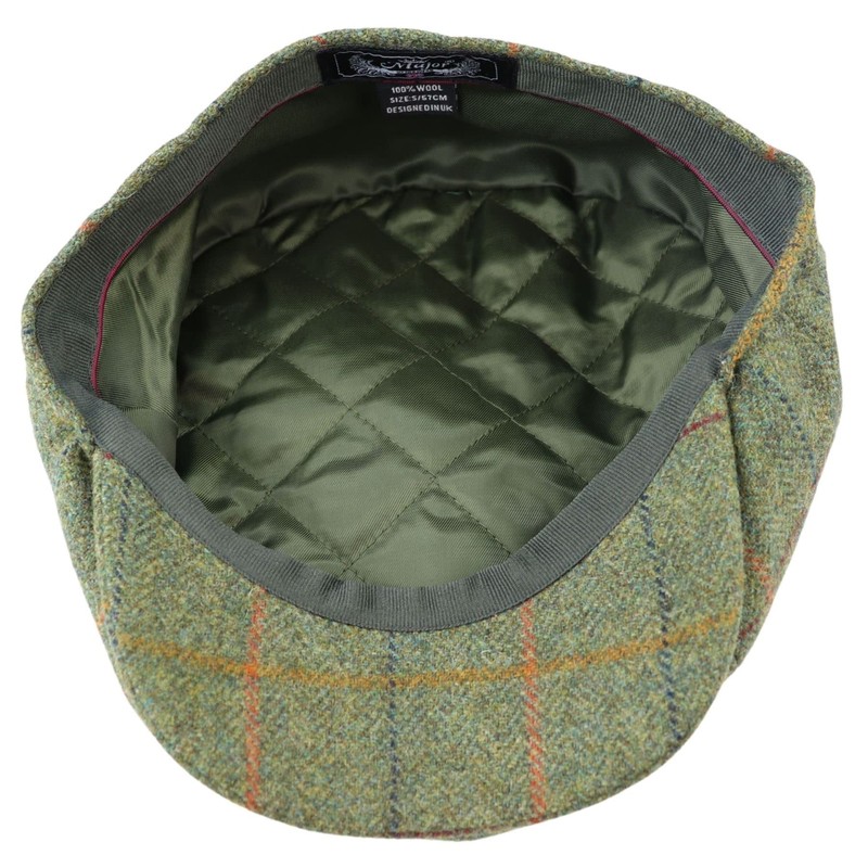 TruClothing.com Men's 8 Panels Razor Baker Boy Hat Wool Tweed