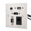 Multimedia Socket Aluminum Alloy USB HD VGA 3.5MM Sound RJ45