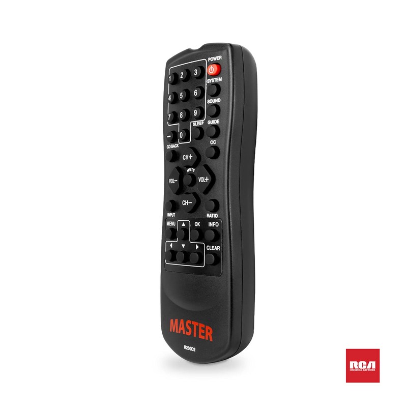 Master TV Remote for RCA + Continu.us Televisions - R230D2