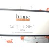 Home Design Flamingo Brushed Microfiber 4 Piece Sheet Set King