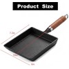 Cast Iron Omelet Pan 7.2x6 Inch