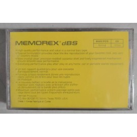 Memorex DBS 60 Minute Blank Cassette Audio Tape NEW SEALED Normal Type I